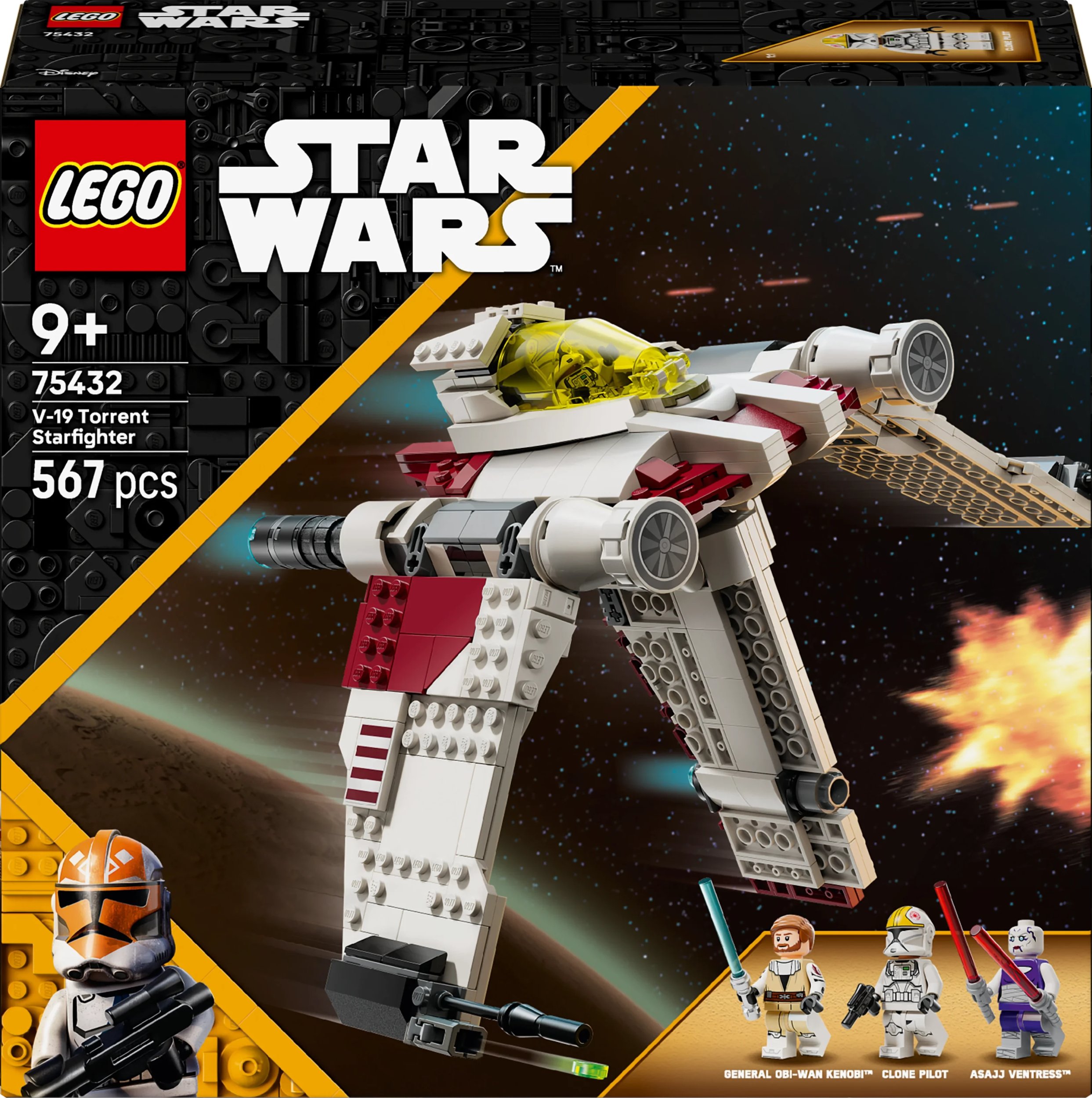 LEGO STAR WARS 75432 Stíhačka V-19 Torrent