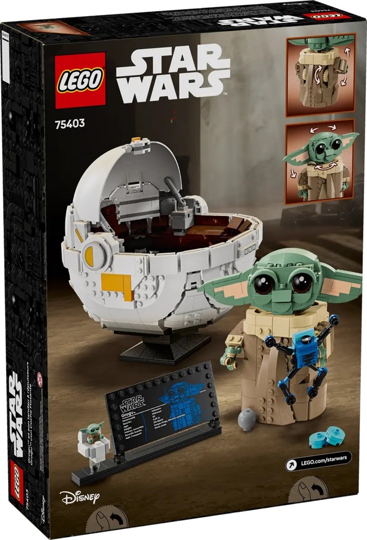 LEGO 75403 Star Wars Grogu ve své repulzorové kolébce, stavebnice