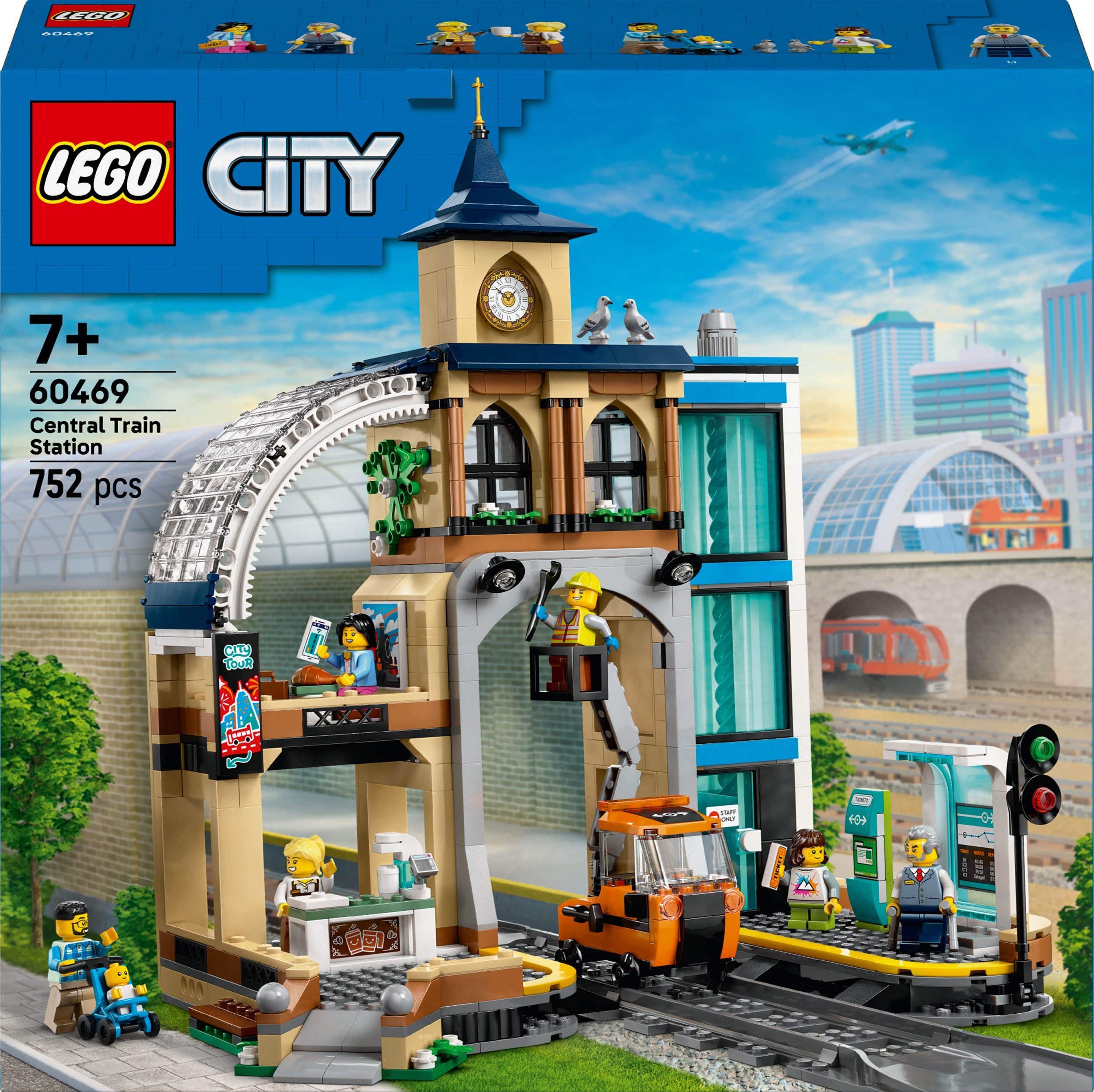 LEGO CITY 60469 Hlavní vlakové nádraží
