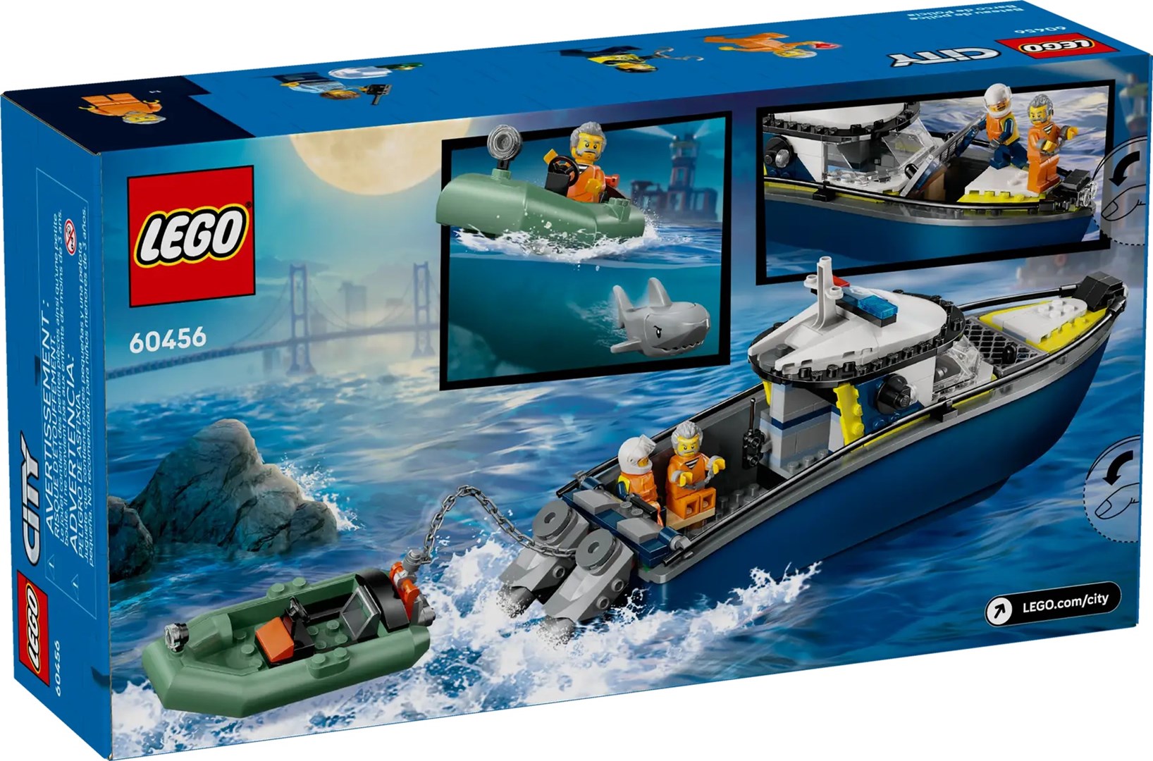 LEGO CITY 60456 Policejní pronásledování lodí