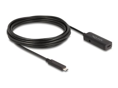 Aktivní prodlužovací kabel DeLOCK USB 3.2 Gen 2, USB-C samec > USB-C samice