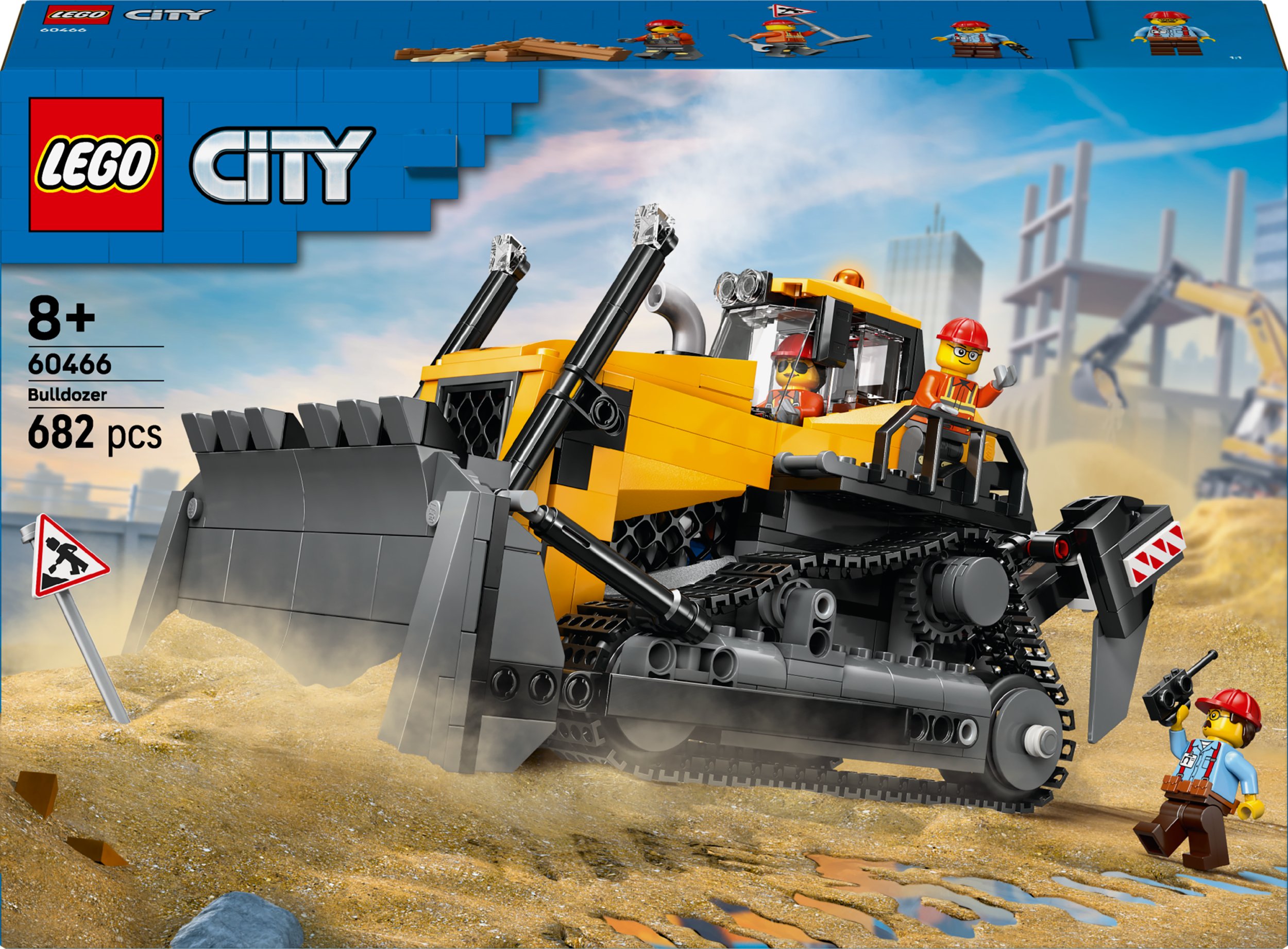 LEGO CITY 60466 Žlutý buldozer