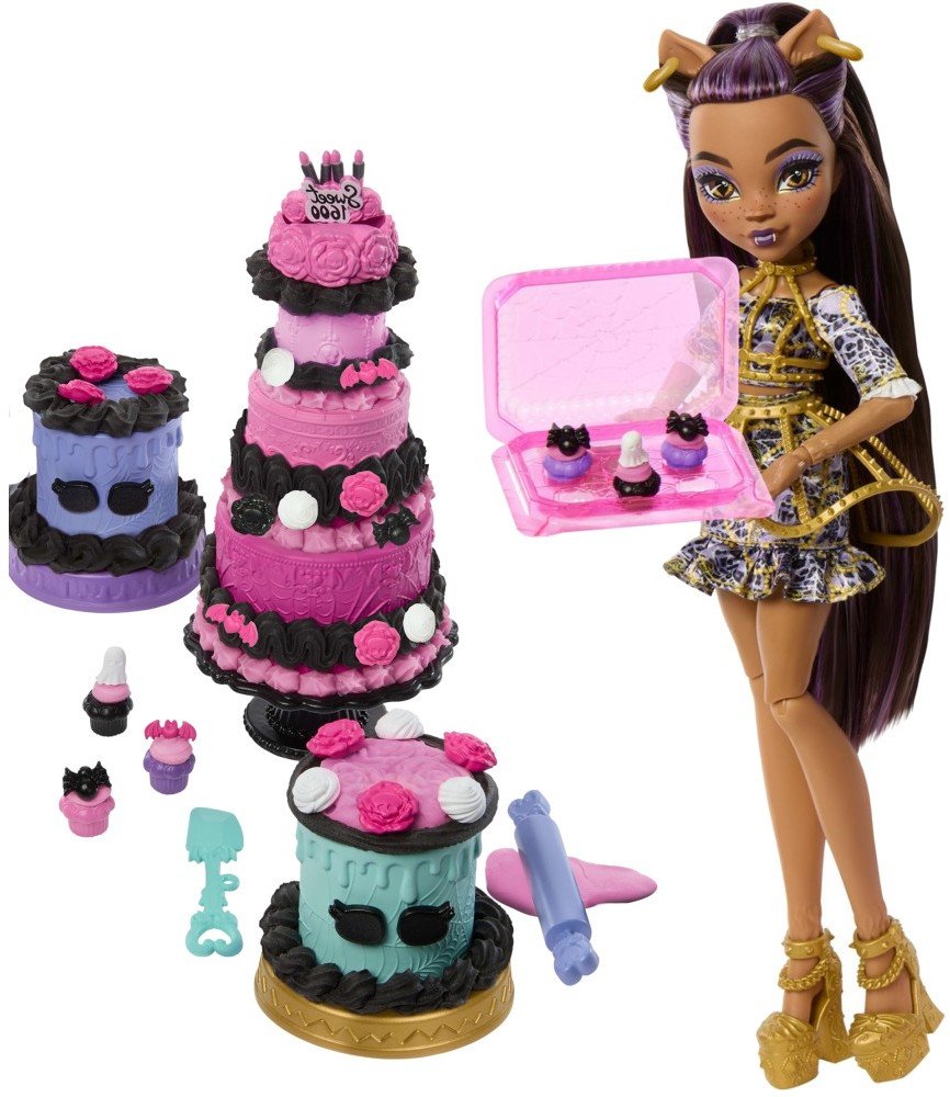 Mattel Monster High Spooky Beautiful Birthday Cake Set
