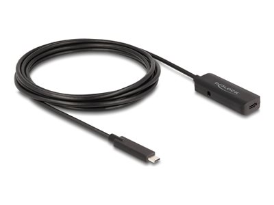 Aktivní prodlužovací kabel DeLOCK USB 3.2 Gen 2, USB-C samec > USB-C samice