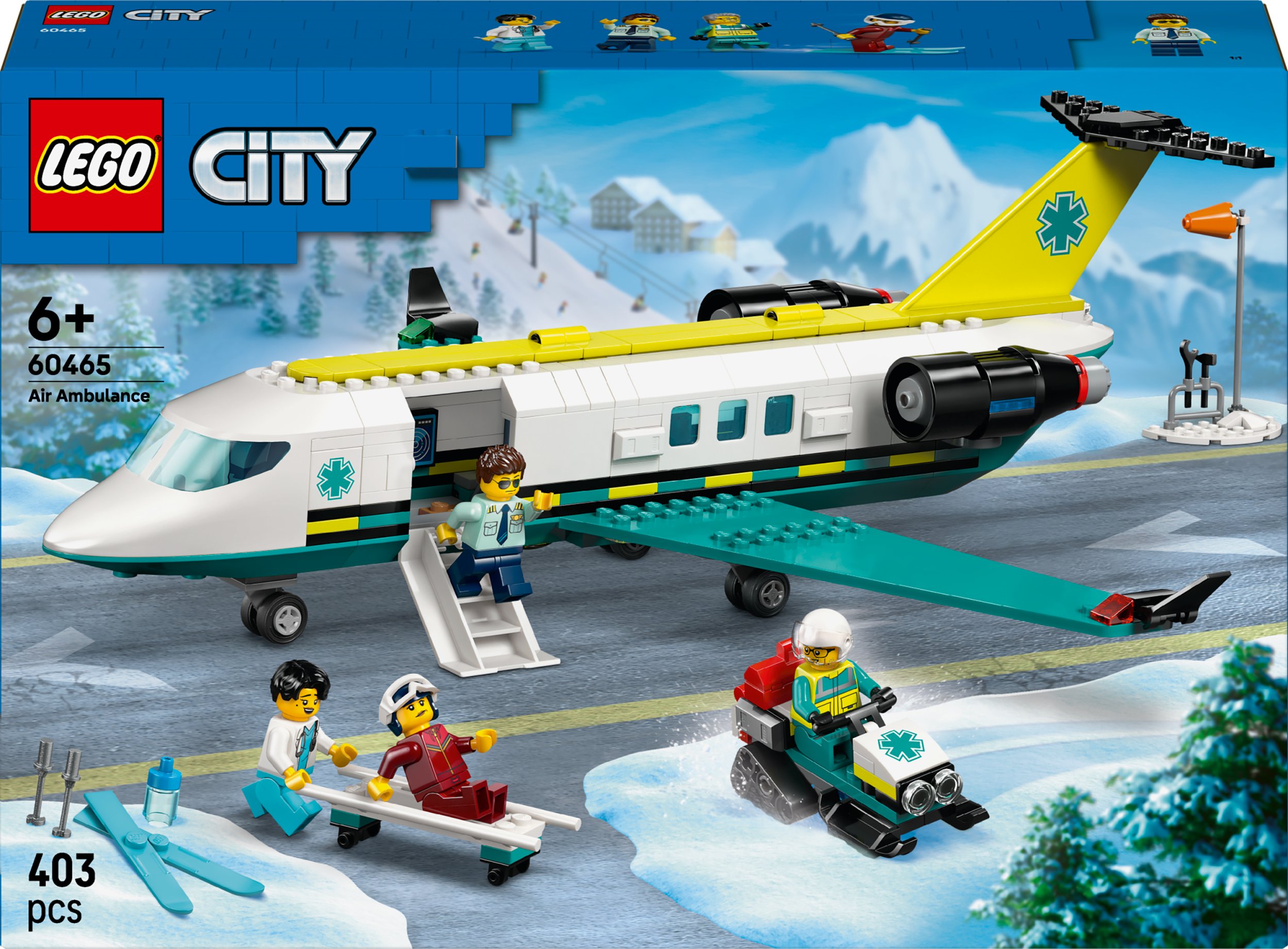 LEGO CITY 60465 Letadlo letecké záchranné služby