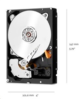 BAZAR - WD RED Pro NAS WD102KFBX 10TB SATAIII/600 256MB cache, CMR