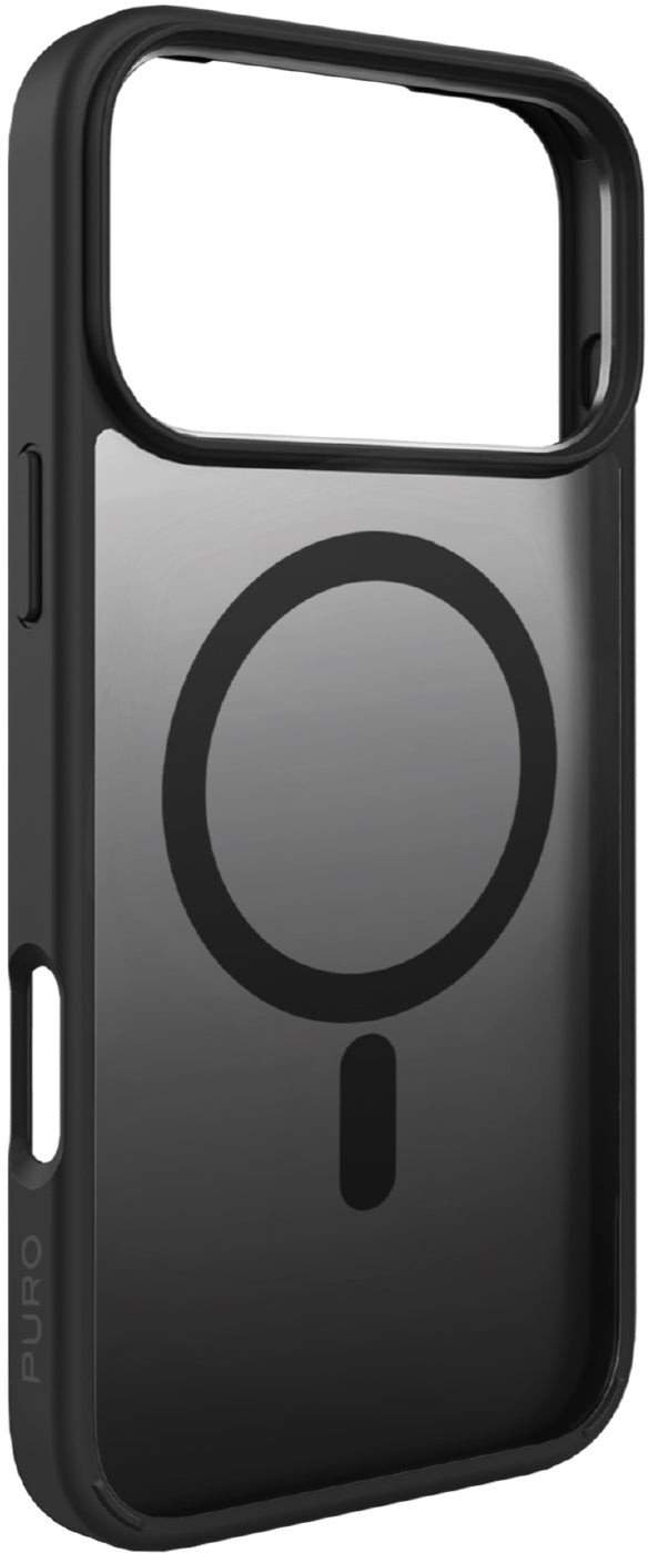 Puro Pouzdro Gradient TPU kompatibilní s MagSafe pro iPhone 17 Pro Max - černé