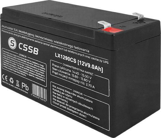 CSSB Gelová baterie 12V 9Ah