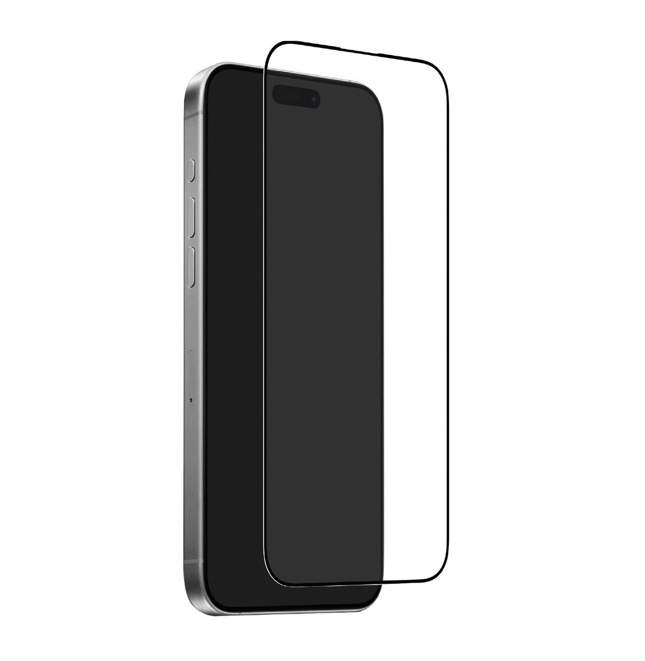 Puro Tvrzené sklo Frame pro iPhone 17 Air s aplikátorem a černým rámečkem