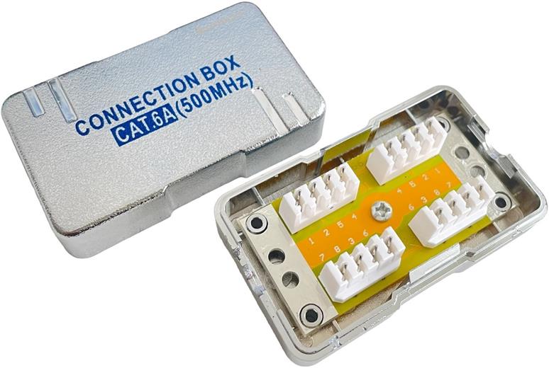 Spojka Conexpro STP Cat6a Spojovací box zářezový