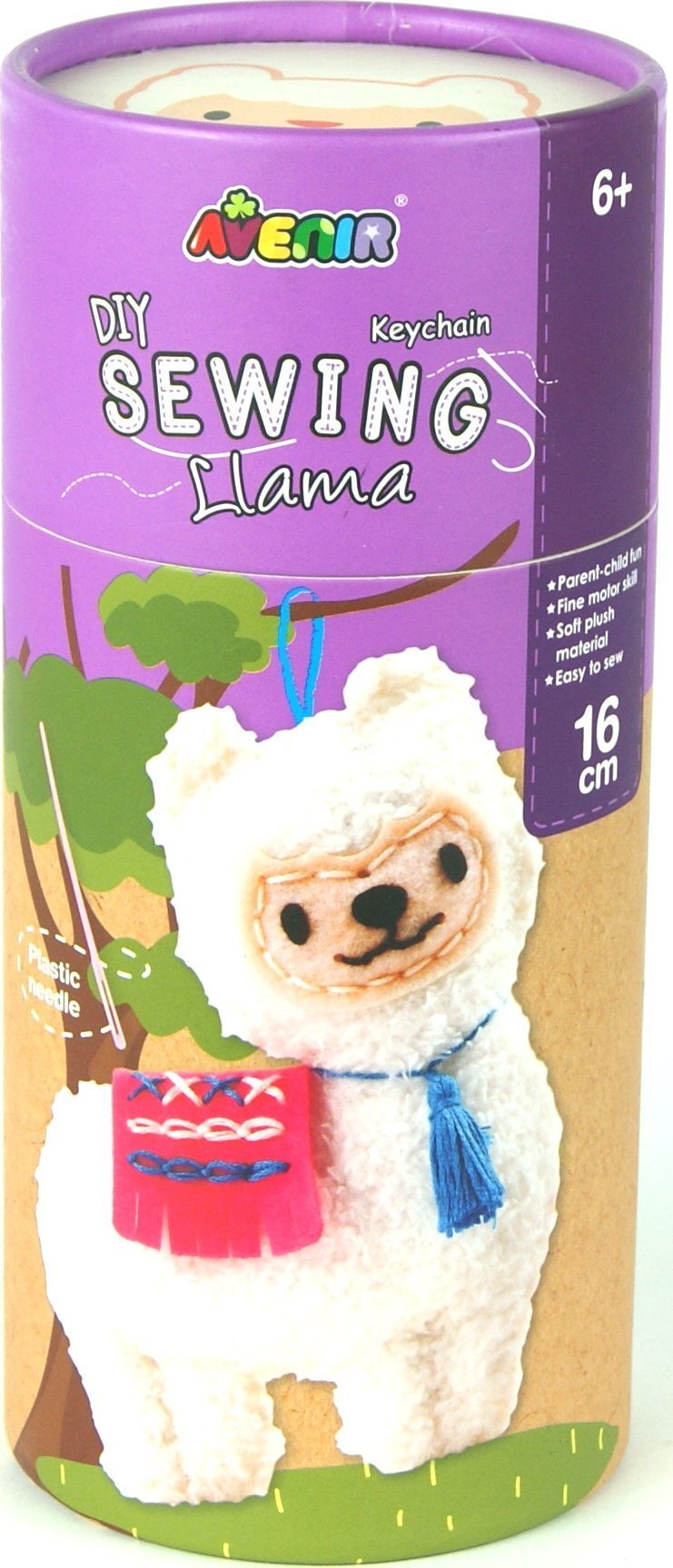 MG DYSTRYBUCJA Kreativní sada Ušij si klíčenku - Lama