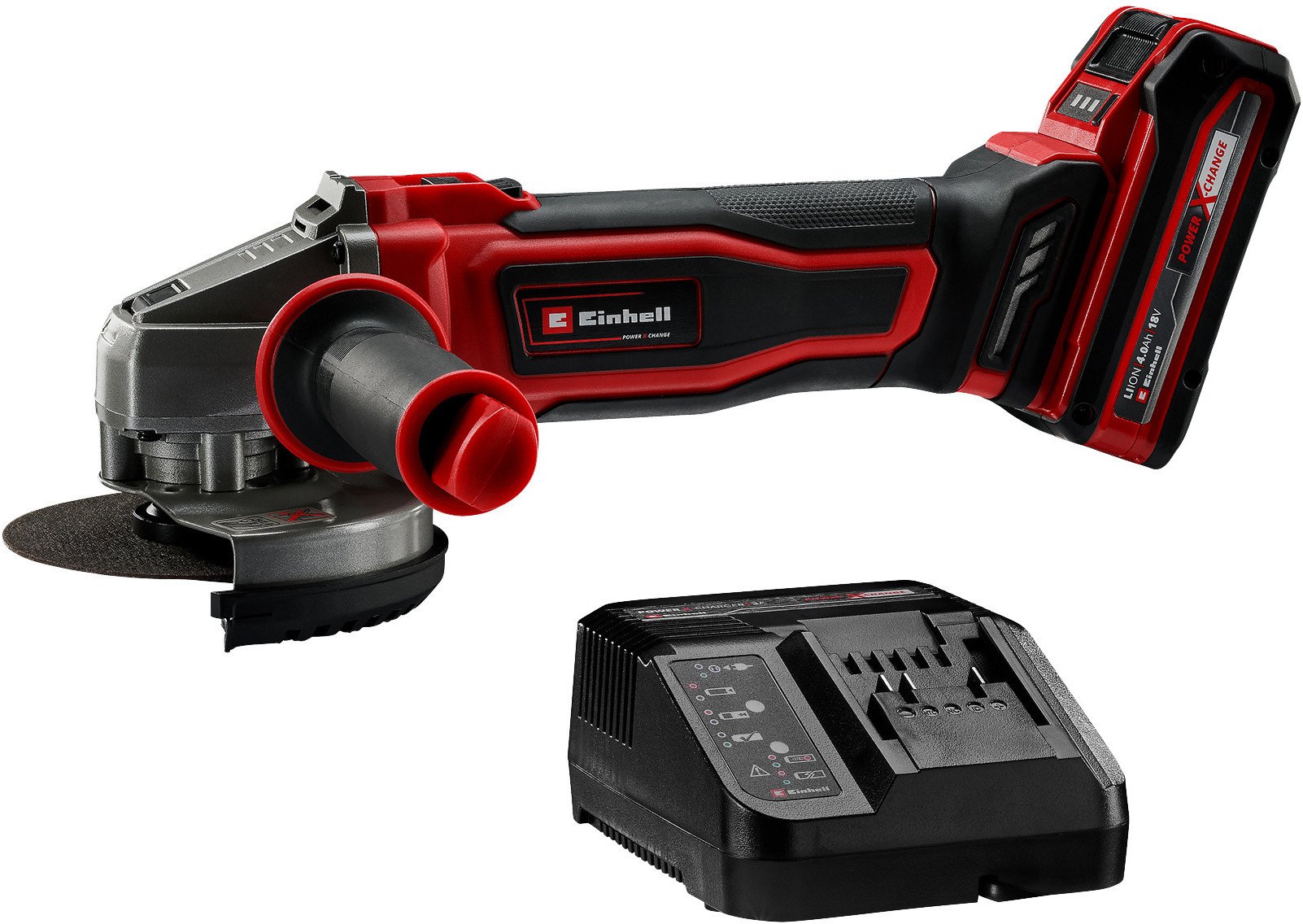 Einhell 4431190 TE-AG 18/125-2 Li (1x4,0 Ah) AKUMULATOROVÁ ÚHLOVÁ BRUSKA