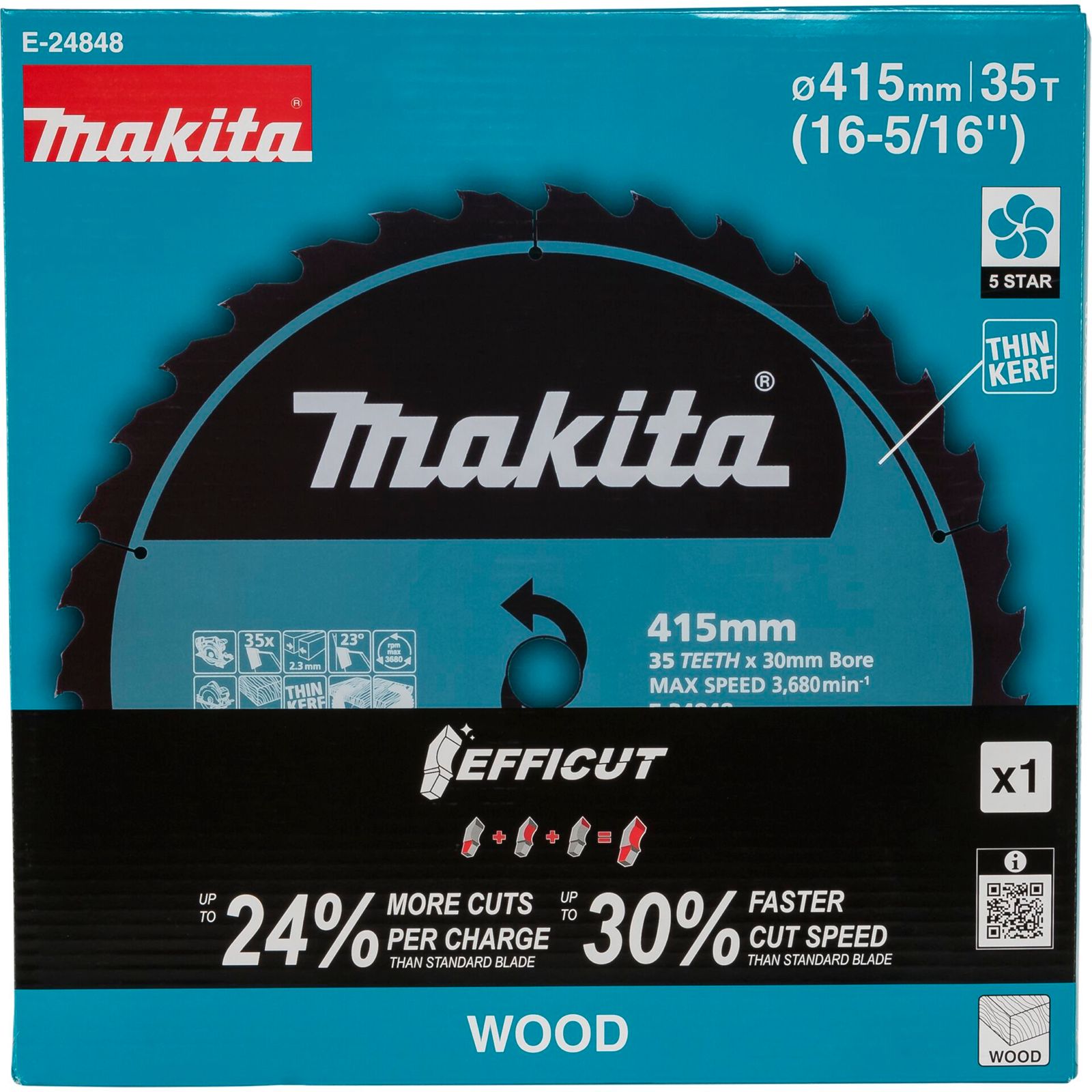 Makita  E-24848 EFFICUT Sägeblatt 415x2,3x30mm