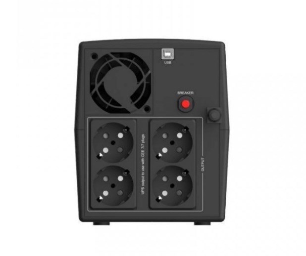 Infosec UPS UPS 1600VA 900W 2x 9Ah 4x FR/Schuko