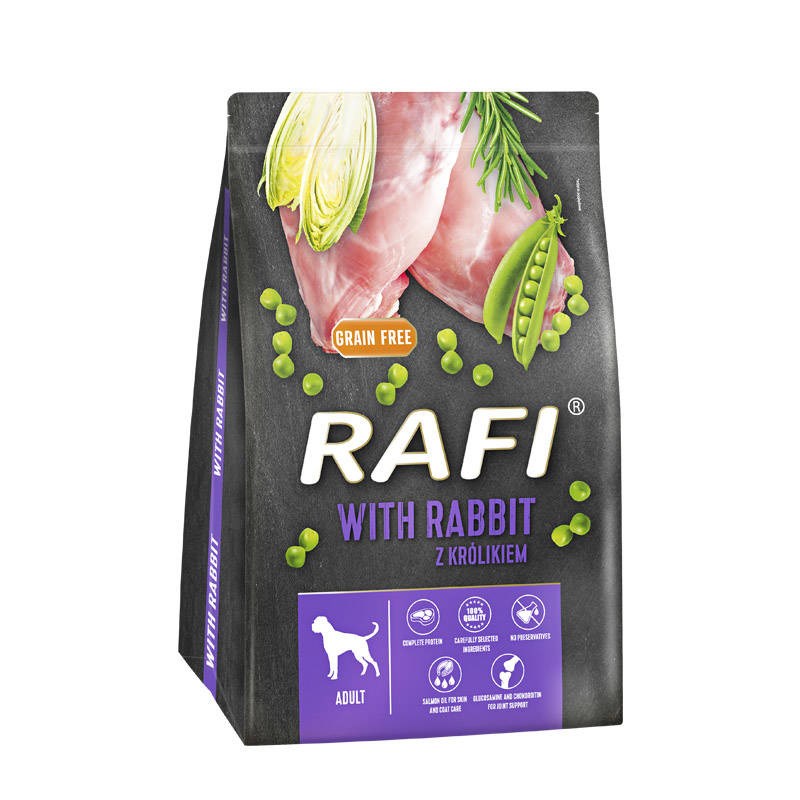 RAFI with rabbit - suché krmivo pro psy - 3kg