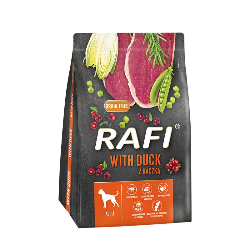 RAFI Adult with duck - suché krmivo pro psy - 3kg