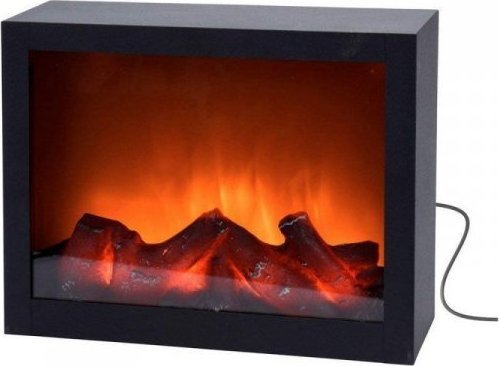 HOMESTYLING Elektrický krb s LED plameny 29x23cm KO-ADA100090
