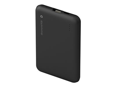 dbramante1928 re-charge - Power banka - 10000 mAh - 20 Watt - Apple 2.4A, PD/PPS, Apple Fast Charge, QC 3.0 - 2 výstupní konektory (24 pin USB-C, USB typ A) - na kabelu: USB-C - cerná