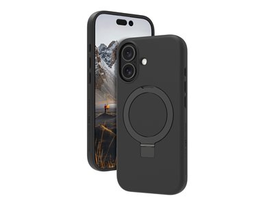 dbramante1928 Iceland Ultra - Zadní kryt pro mobilní telefon - drsný povrch - stojan - kompatibilita s MagSafe - D3O, plast - cerná