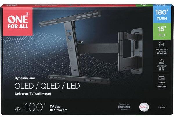 One For All Nastavitelný, naklápěcí a otočný držák WM5650 pro velké televizory 42-100, max. 80 kg