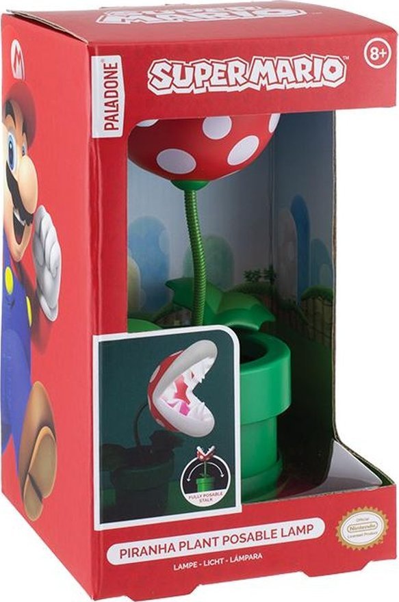 Paladone Super Mario Piranha Plant Posable Lamp