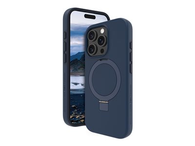 dbramante1928 Iceland Ultra - Zadní kryt pro mobilní telefon - s hliníkovým stojánkem - kompatibilita s MagSafe - D3O, plast - modrá - pro Apple iPhone 16 Pro Max