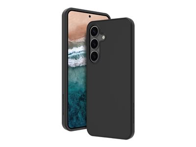 dbramante1928 Monaco - Zadní kryt pro mobilní telefon - kompatibilita s MagSafe - silikon, plast - nocní cern - pro Samsung Galaxy S25