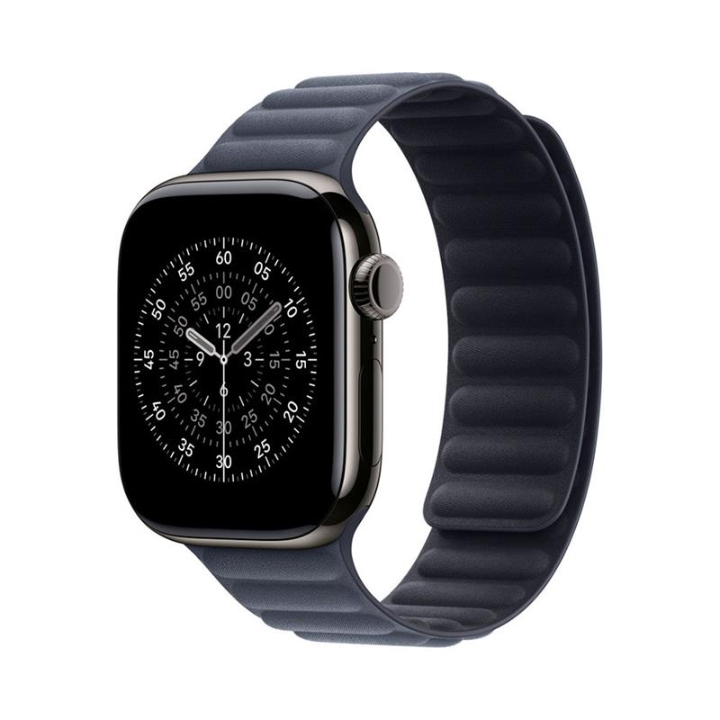 Apple Tmavě modrý magnetický řemínek pro pouzdro o průměru 42 mm - velikost S/M