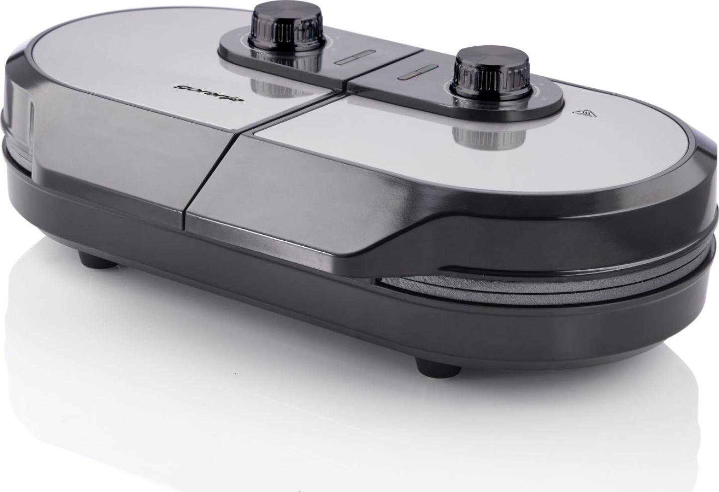 Gorenje | Mini gril, talíř na vafle | WM1400SB | Elektrický gril | 1400 W | Průměr 18 cm | Černá