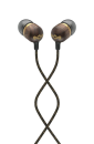 House of Marley Smile Jamaica, sluchátka do uší USB-C s mikrofonem, Brass
