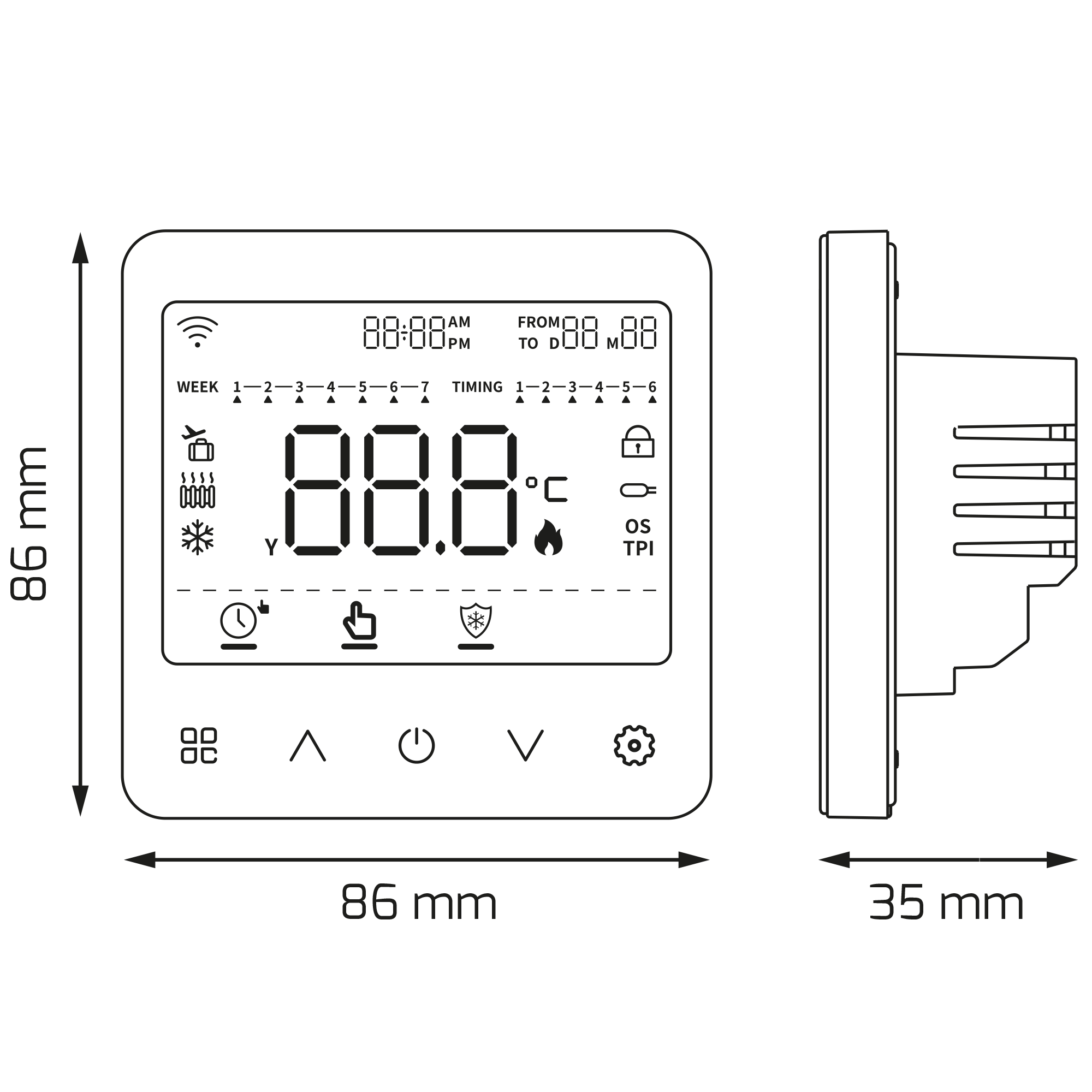 Termostat THERMOCONTROL TC 50-WiFi