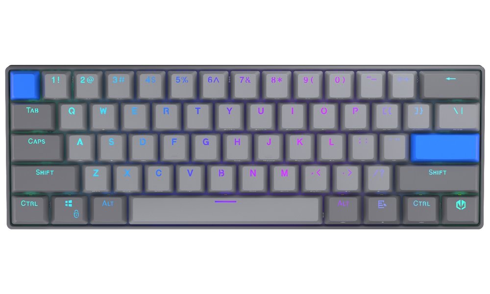 Endorfy mechanická klávesnice Thock V2 Compact / bezdrátová / ARGB /  yellow sw. / USB / kompaktní / US layout