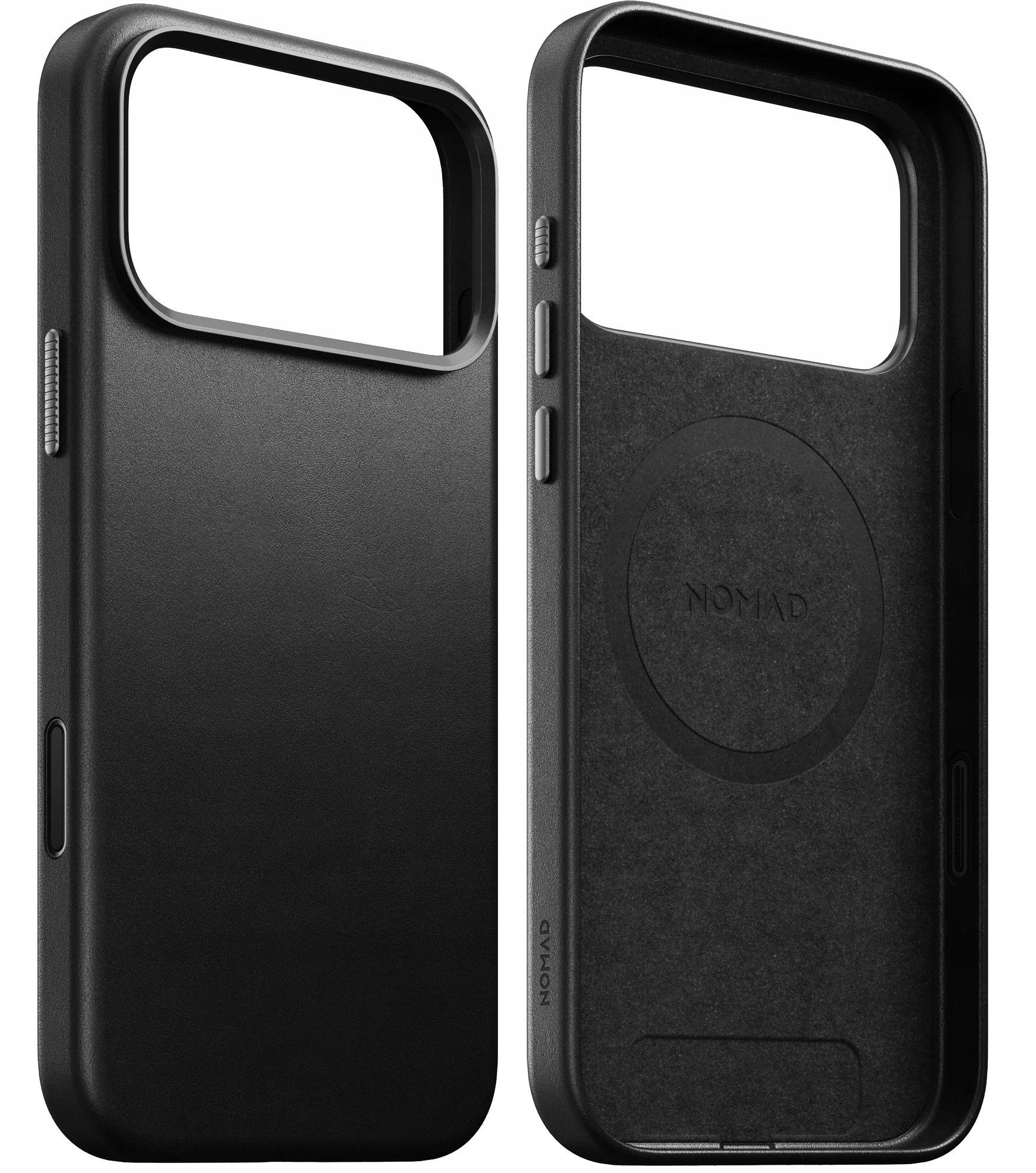 Nomad Traditional Leather Case - kožené pouzdro kompatibilní s MagSafe pro iPhone 17 Pro Max (černé)