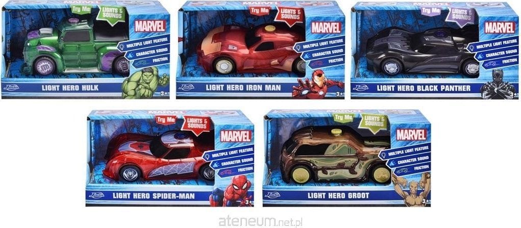 Simba JADA Marvel mix vozidel 1:32 5wz 322-20011