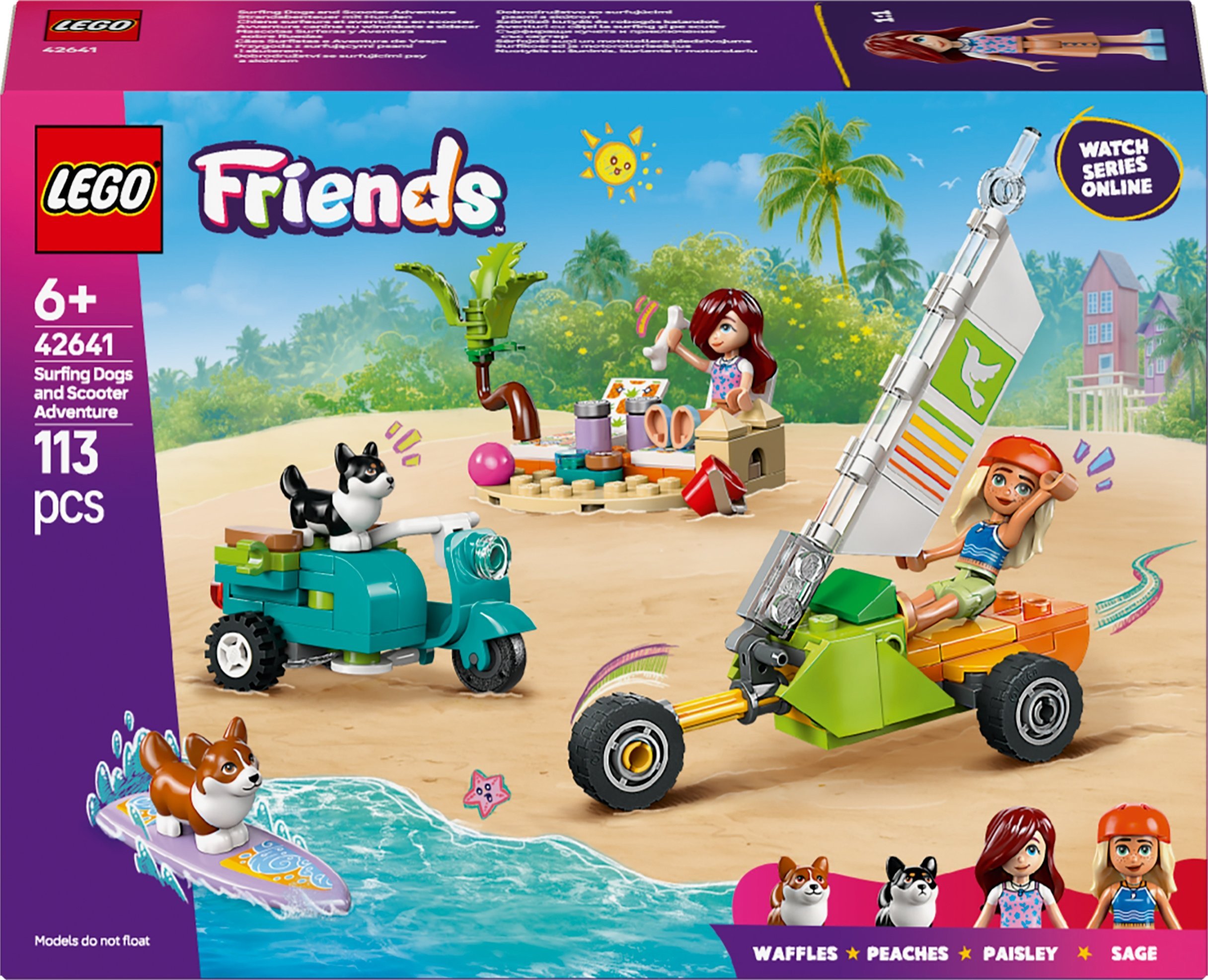 LEGO 42641 LEGO Friends dobrodružná stavebnice pro psí pláž