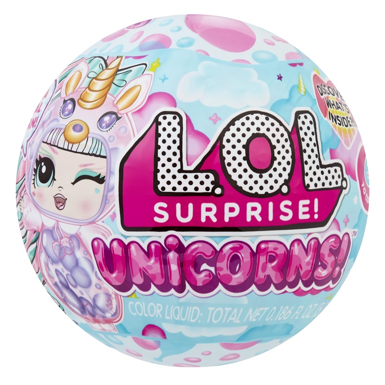 MGA Entertainment LOL Surprise Unicorn Tots Vyrob si vlastní jednorožčí panenku (různé položky, jedna figurka)
