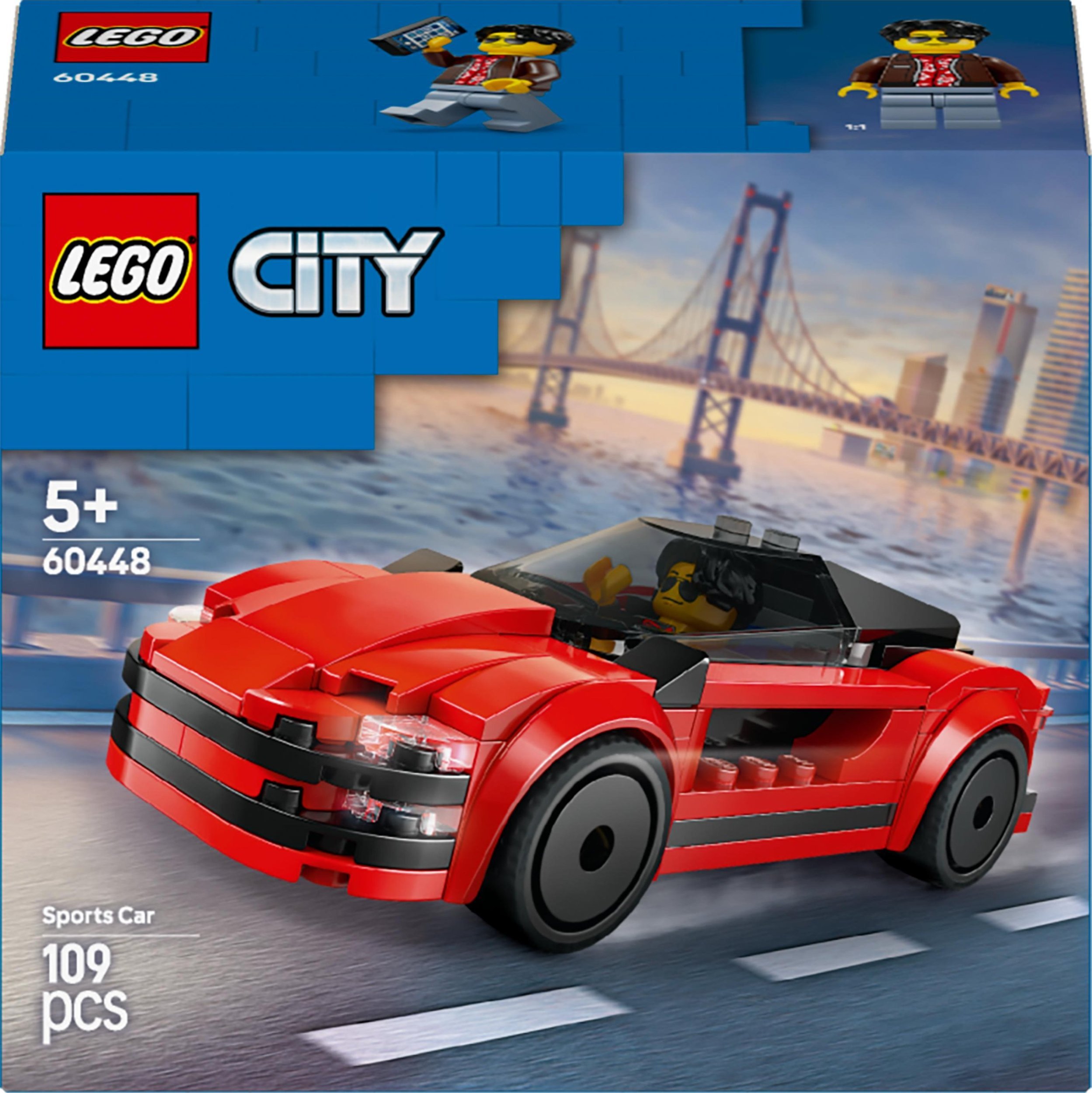 LEGO 60448 City Red Sports Car, stavebnice