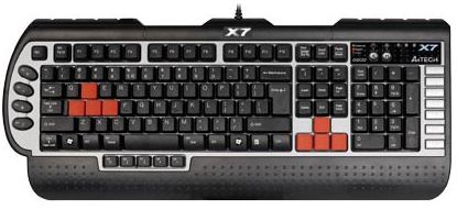A4tech G800MU, profesionálne herné klávesnice, USB HUB, Audio In / Out, PS2