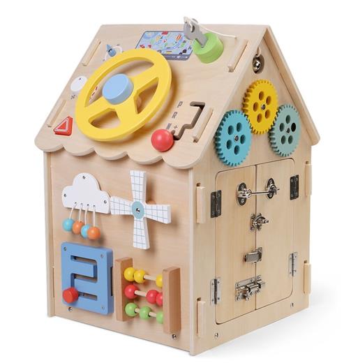 Hračka 2Kids Toys Activity board Domeček přírodní