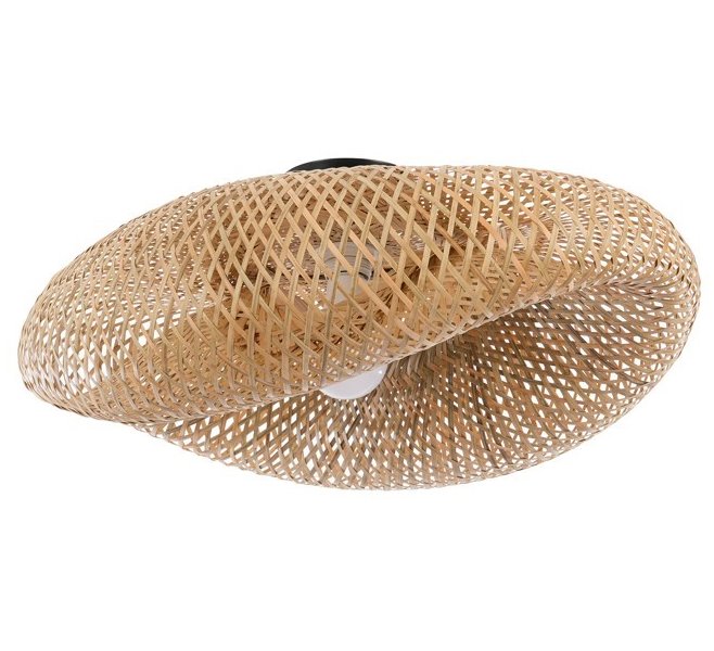 IMMAX BOHO HILO designové stropní svítidlo, D60cm, E27, bambus