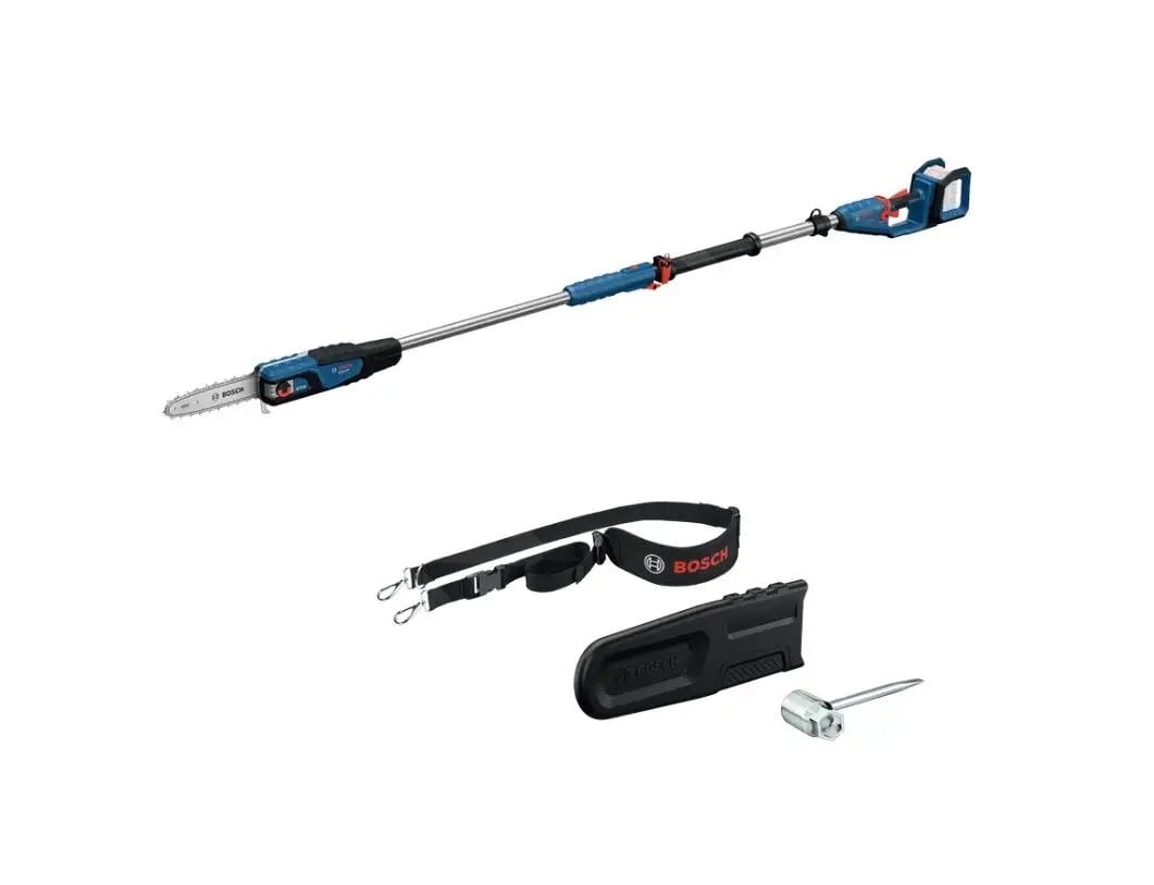 Akumulátorové teleskopické nůžky na tyče Bosch GKE 18V-25 TP Professional solo, motorová pila