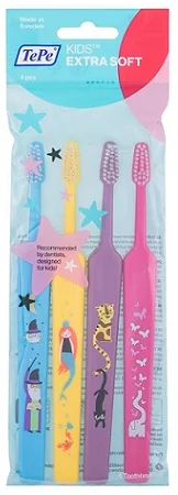 TePe Kids Select Compact zubní kartáček extra soft 4 ks