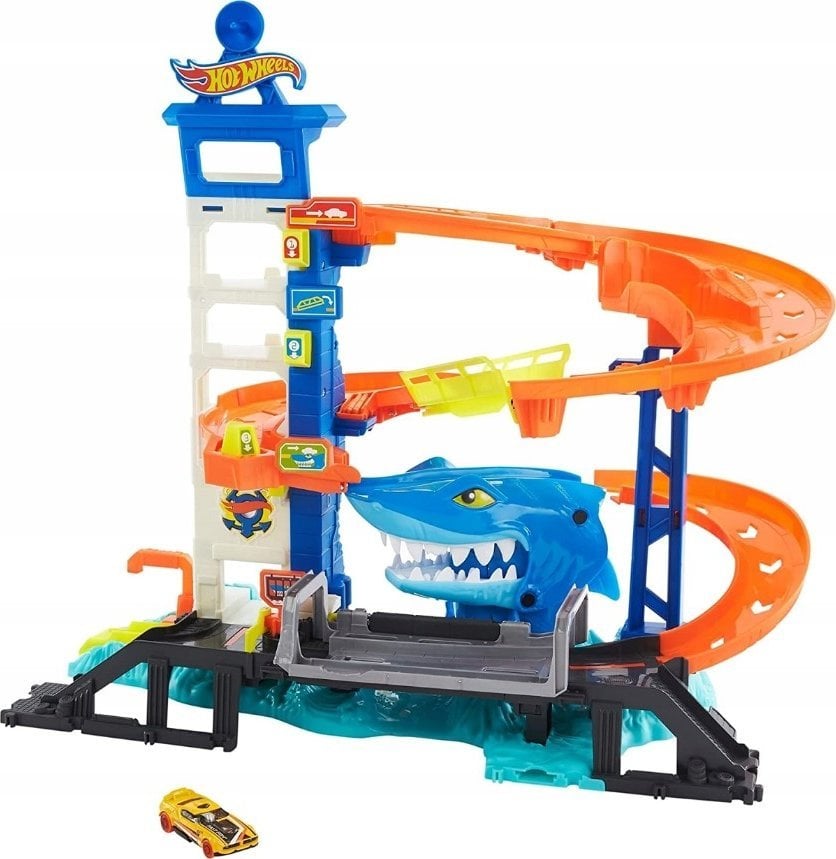 Hot Wheels Sada aut City Harbor Shark Attack HDP06