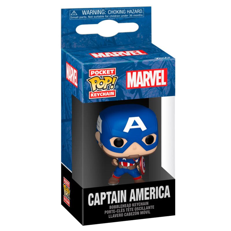 FUNKO POP! Klíčenka Captain America Classics (Marvel)