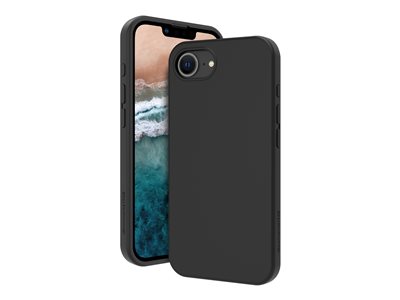 dbramante1928 Monaco - Zadní kryt pro mobilní telefon - kompatibilita s MagSafe - silikon, plast - nocní cern - pro Apple iPhone 16e