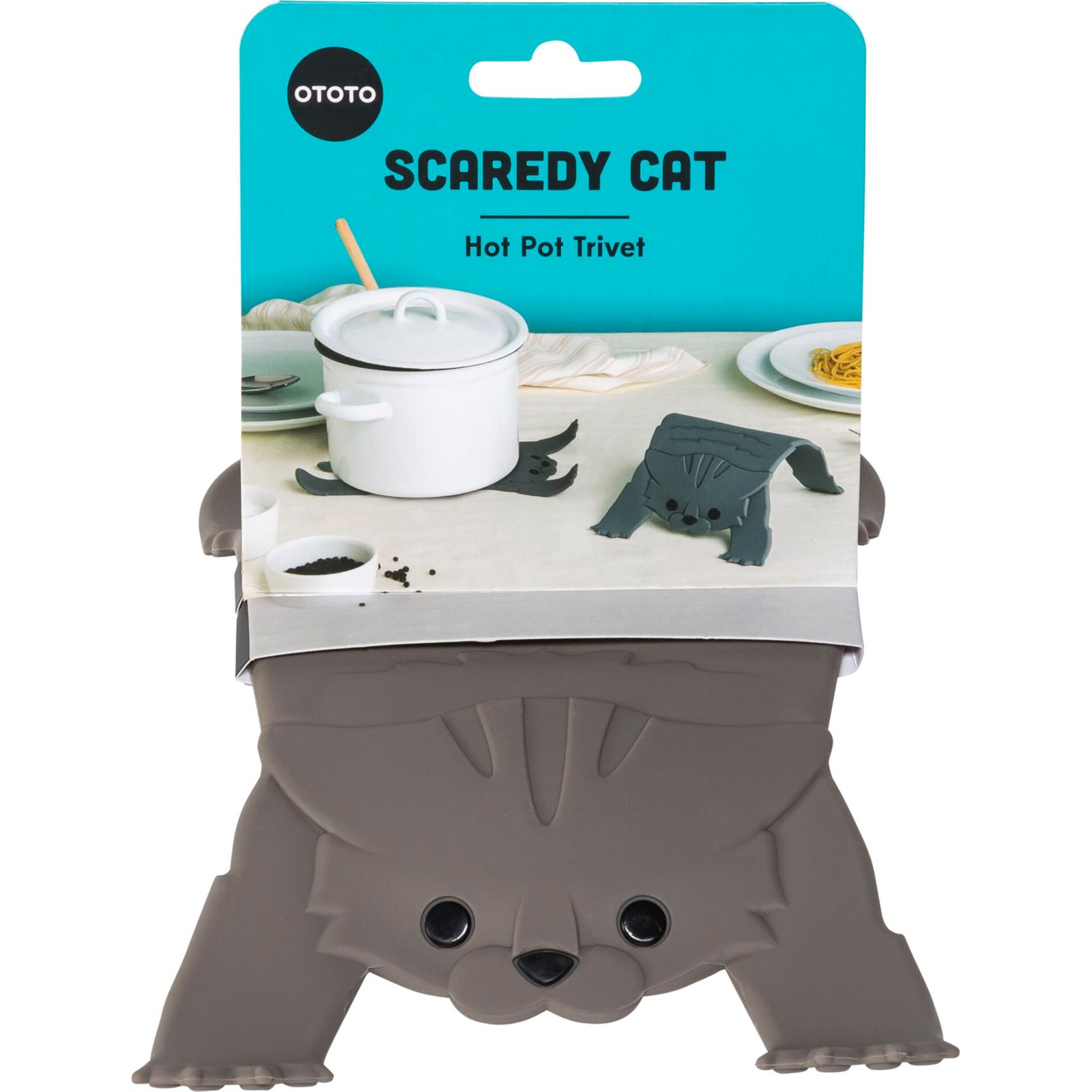 OTOTO Scaredy Cat Hot Pot Trivet