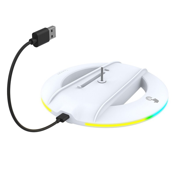 IPEGA P5S025S Vertikální stojan s RGB pro PS5 Slim/PS5 Pro White