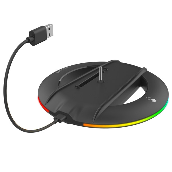 IPEGA P5S025S Vertikální stojan s RGB pro PS5 Slim/PS5 Pro White