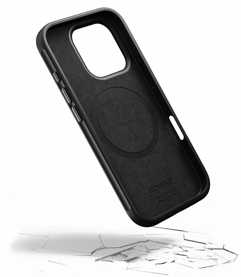 Nomad Kožené pouzdro Modern, zelený chrom - iPhone 16 Pro Max