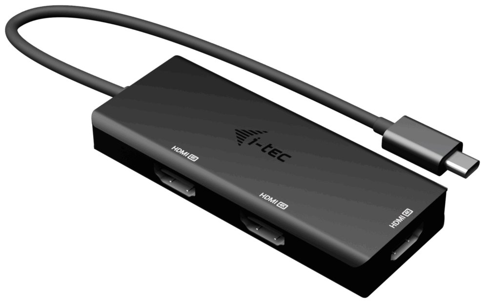 i-tec USB-C Triple 4K HDMI video adaptér, Power Delivery 100W